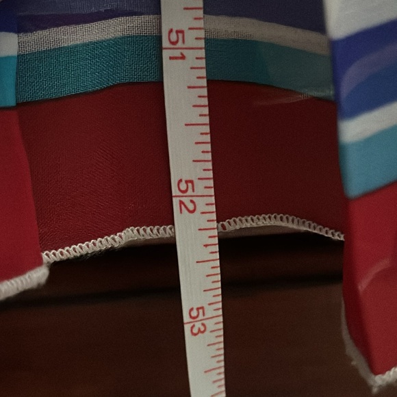 Amanda Lane Accordion Pleated Rainbow Maxi Dress - Picture 12 of 12